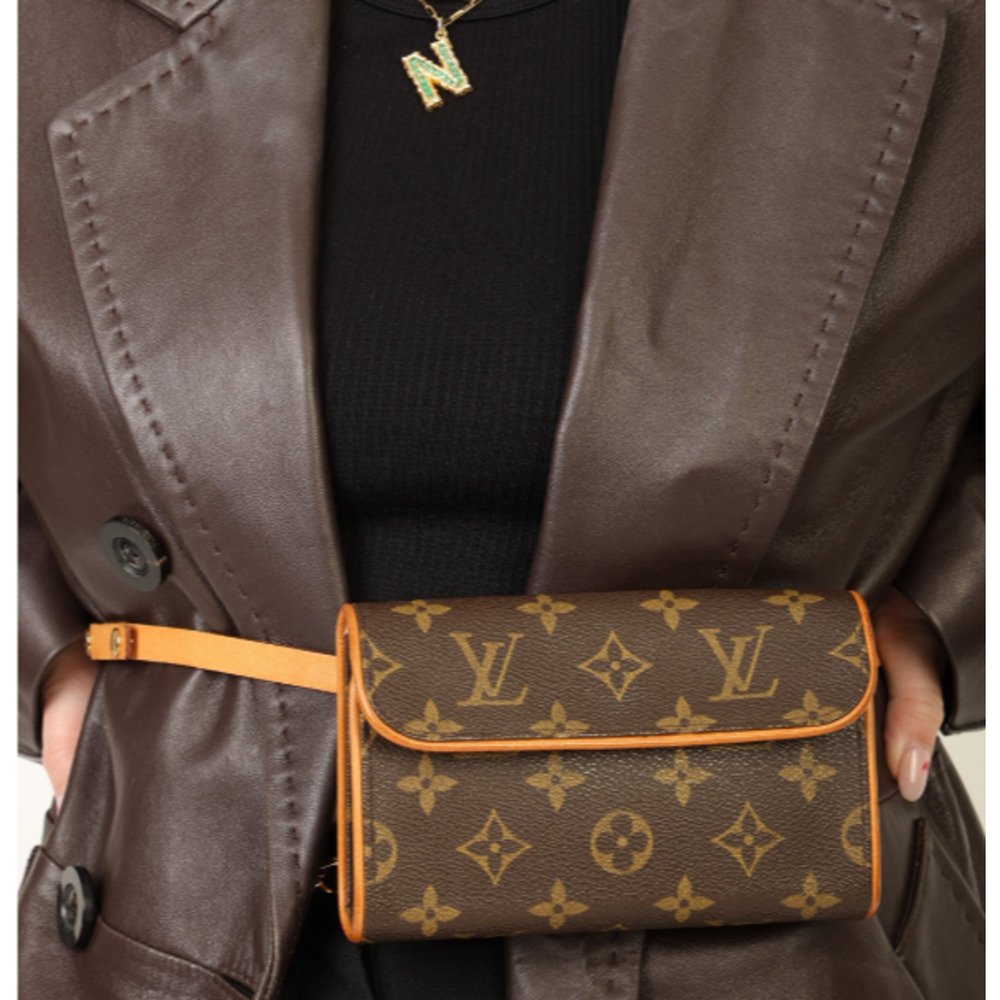 Louis Vuitton Florentine Waist Belt Bum Bag Monogram Crossbody Shoulder Clutch - Picture 3 of 16
